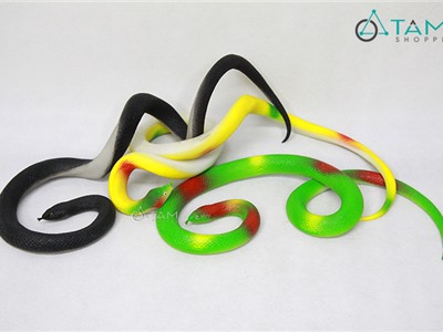 Con rắn giả cao su trang trí cỡ trung 100cm HLW-RAN-02